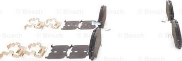 BOSCH 0 986 494 587 - Brake Pad Set, disc brake autospares.lv