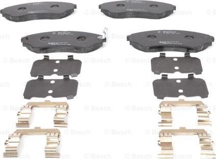 BOSCH 0 986 494 587 - Brake Pad Set, disc brake autospares.lv