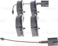 BOSCH 0 986 494 536 - Brake Pad Set, disc brake autospares.lv