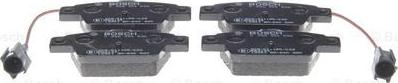 BOSCH 0 986 494 536 - Brake Pad Set, disc brake autospares.lv