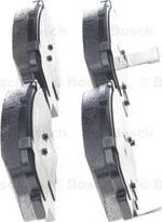 BOSCH 0 986 494 691 - Brake Pad Set, disc brake autospares.lv