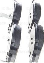 BOSCH 0 986 494 691 - Brake Pad Set, disc brake autospares.lv