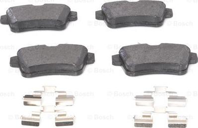 BOSCH 0 986 494 640 - Brake Pad Set, disc brake autospares.lv