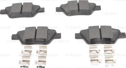 BOSCH 0 986 494 643 - Brake Pad Set, disc brake autospares.lv