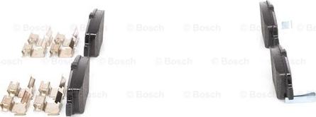 BOSCH 0 986 494 651 - Brake Pad Set, disc brake autospares.lv