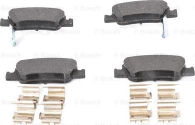 BOSCH 0 986 494 651 - Brake Pad Set, disc brake autospares.lv