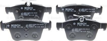 BOSCH 0 986 494 658 - Brake Pad Set, disc brake autospares.lv