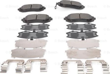 BOSCH 0 986 494 653 - Brake Pad Set, disc brake autospares.lv