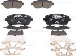 BOSCH 0 986 494 652 - Brake Pad Set, disc brake autospares.lv