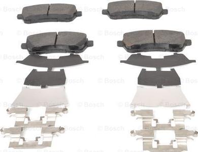 BOSCH 0 986 494 652 - Brake Pad Set, disc brake autospares.lv