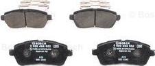 BOSCH 0 986 494 652 - Brake Pad Set, disc brake autospares.lv