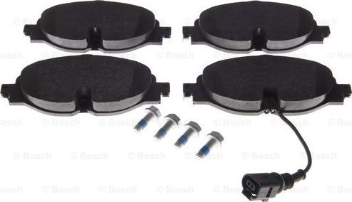 BOSCH 0 986 494 660 - Brake Pad Set, disc brake autospares.lv