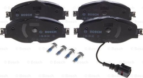 BOSCH 0 986 494 660 - Brake Pad Set, disc brake autospares.lv