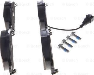 BOSCH 0 986 494 660 - Brake Pad Set, disc brake autospares.lv