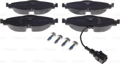 BOSCH 0 986 494 660 - Brake Pad Set, disc brake autospares.lv