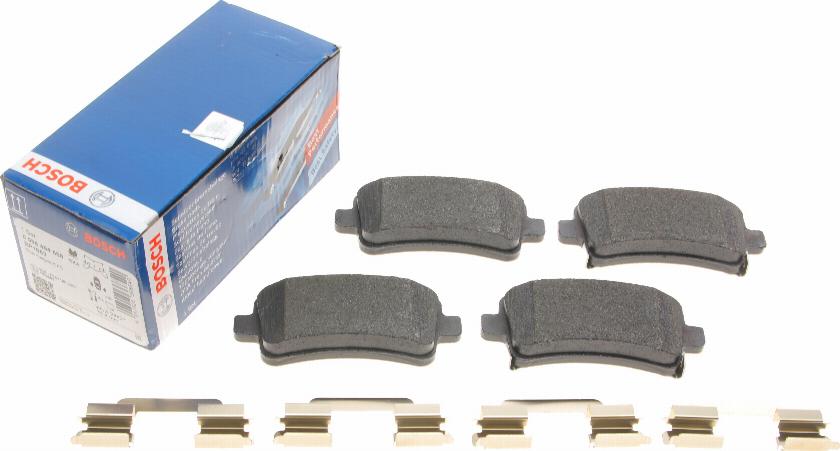 BOSCH 0 986 494 668 - Brake Pad Set, disc brake autospares.lv