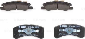 BOSCH 0 986 494 610 - Brake Pad Set, disc brake autospares.lv