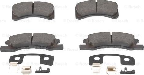 BOSCH 0 986 494 610 - Brake Pad Set, disc brake autospares.lv