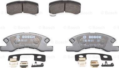 BOSCH 0 986 494 610 - Brake Pad Set, disc brake autospares.lv