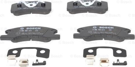 BOSCH 0 986 494 610 - Brake Pad Set, disc brake autospares.lv