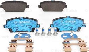 BOSCH 0 986 494 611 - Brake Pad Set, disc brake autospares.lv