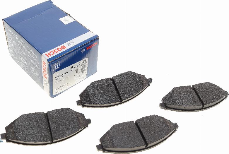 BOSCH 0 986 494 684 - Brake Pad Set, disc brake autospares.lv