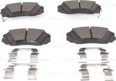 BOSCH 0 986 494 632 - Brake Pad Set, disc brake autospares.lv