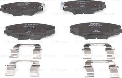 BOSCH 0 986 494 632 - Brake Pad Set, disc brake autospares.lv