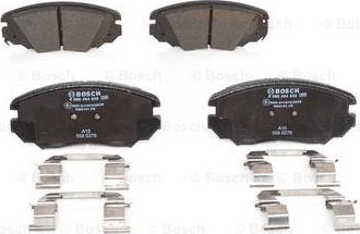 BOSCH 0 986 494 632 - Brake Pad Set, disc brake autospares.lv