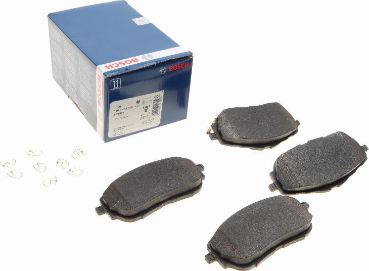 BOSCH 0 986 494 676 - Brake Pad Set, disc brake autospares.lv