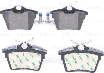 BOSCH 0 986 494 095 - Brake Pad Set, disc brake autospares.lv