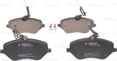 BOSCH 0 986 494 098 - Brake Pad Set, disc brake autospares.lv