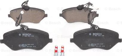 BOSCH 0 986 494 098 - Brake Pad Set, disc brake autospares.lv