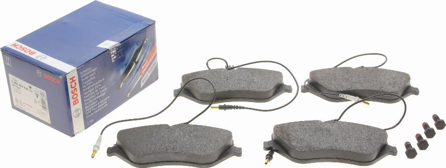 BOSCH 0 986 494 098 - Brake Pad Set, disc brake autospares.lv