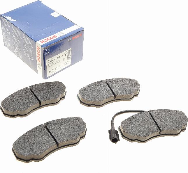 BOSCH 0 986 494 048 - Brake Pad Set, disc brake autospares.lv