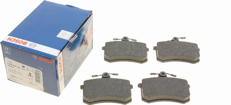 BOSCH 0 986 494 059 - Brake Pad Set, disc brake autospares.lv