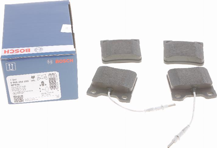 BOSCH 0 986 494 055 - Brake Pad Set, disc brake autospares.lv