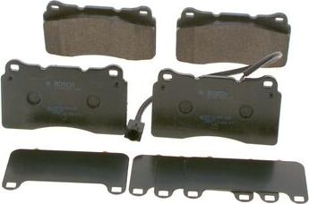 BOSCH 0 986 494 069 - Brake Pad Set, disc brake autospares.lv