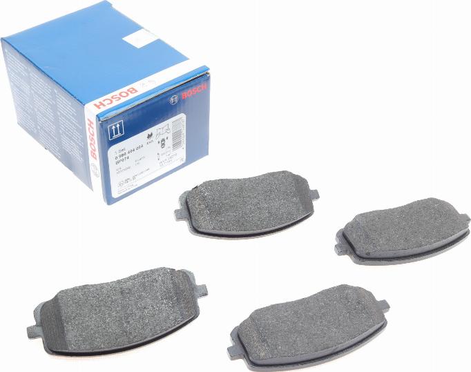 BOSCH 0 986 494 064 - Brake Pad Set, disc brake autospares.lv