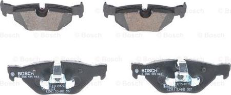 BOSCH 0 986 494 061 - Brake Pad Set, disc brake autospares.lv