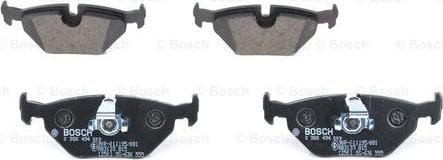 BOSCH 0 986 494 009 - Brake Pad Set, disc brake autospares.lv