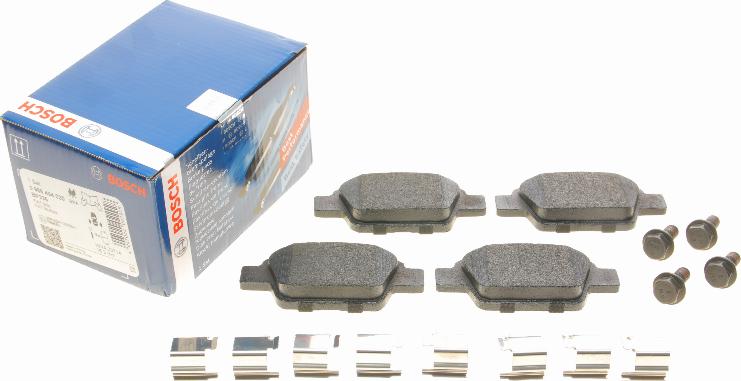 BOSCH 0 986 494 030 - Brake Pad Set, disc brake autospares.lv