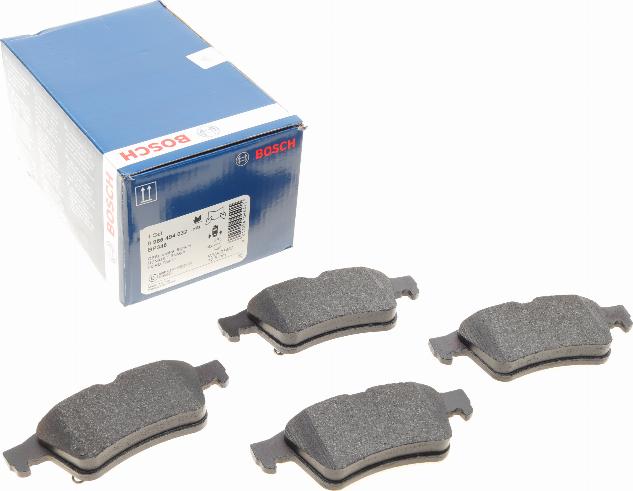 BOSCH 0 986 494 032 - Brake Pad Set, disc brake autospares.lv