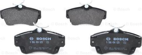 BOSCH 0 986 494 029 - Brake Pad Set, disc brake autospares.lv