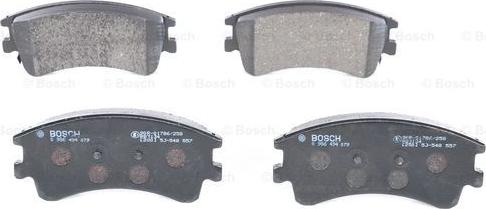 BOSCH 0 986 494 079 - Brake Pad Set, disc brake autospares.lv