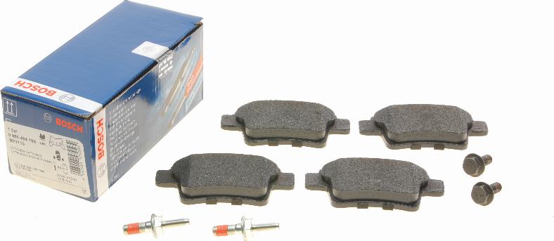 BOSCH 0 986 494 199 - Brake Pad Set, disc brake autospares.lv