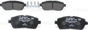 BOSCH 0 986 494 195 - Brake Pad Set, disc brake autospares.lv