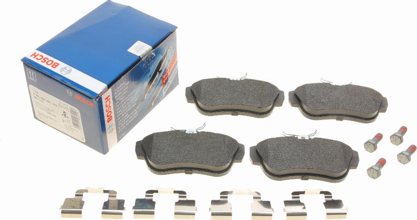 BOSCH 0 986 494 192 - Brake Pad Set, disc brake autospares.lv