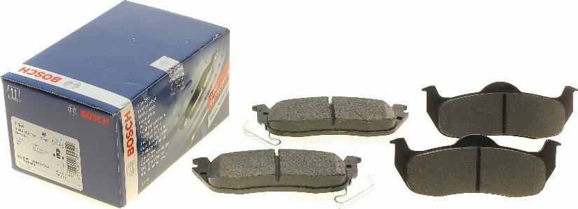 BOSCH 0 986 494 142 - Brake Pad Set, disc brake autospares.lv