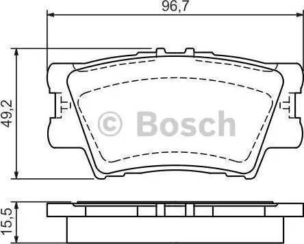 RIDER RD.3323.DB3426 - Brake Pad Set, disc brake autospares.lv